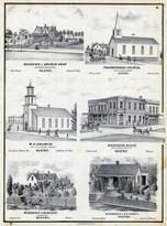 Archer Shaw, Rev. J. H. Clark, Rev. H. D. Fisher, J. H. Blake, I. S. Farris, Johnson County 1874